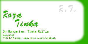 roza tinka business card